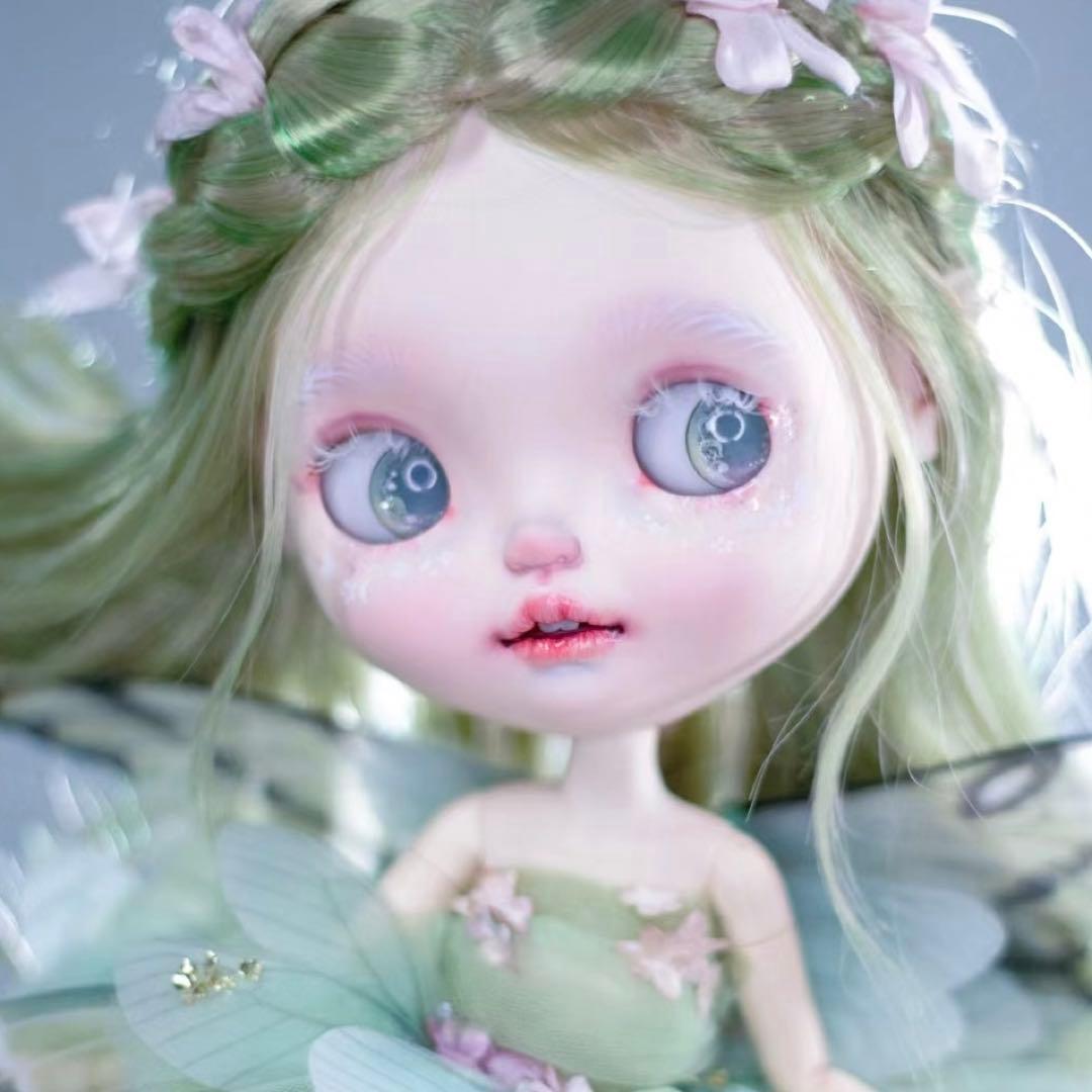 カスタムブライス 海外作家様 人形 アルビノ 美しい エルフちゃん フルセット