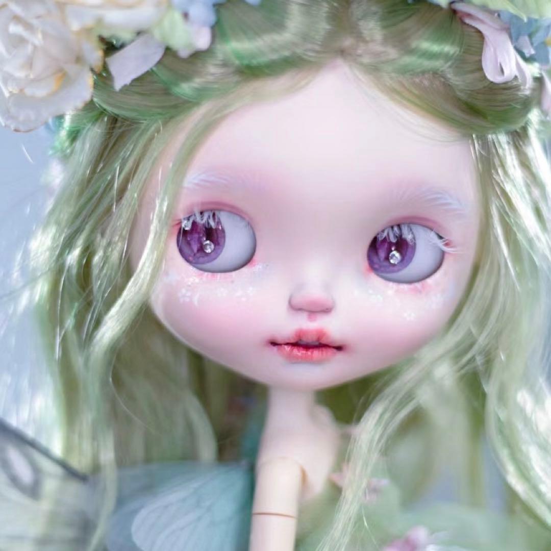 カスタムブライス 海外作家様 人形 アルビノ 美しい エルフちゃん フルセット