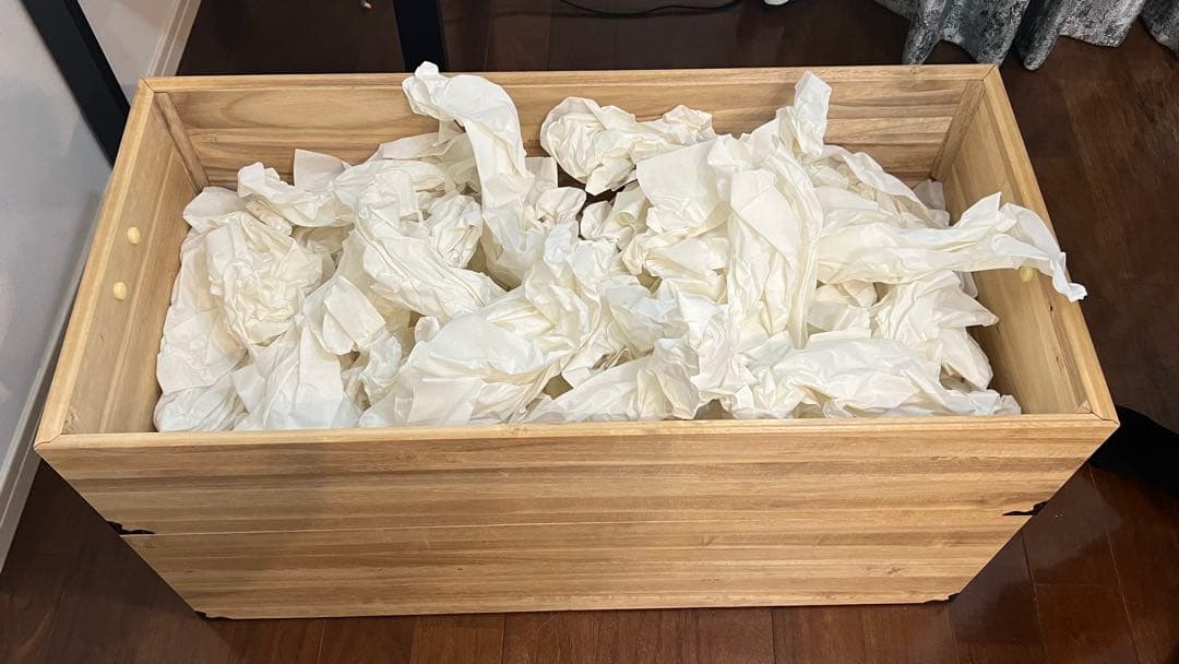 木製収納ボックス　木箱　雛人形箱　2箱