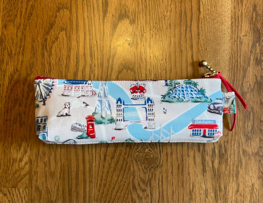 ラミネートミニペンポーチ  Cathロンドンマップ❤️Handmade
