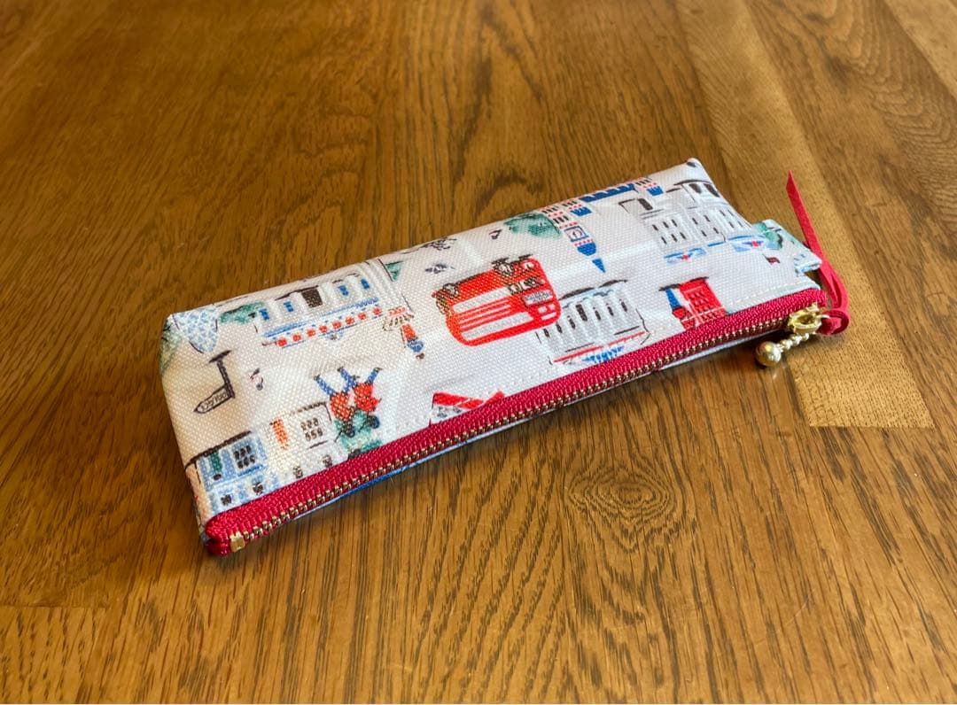ラミネートミニペンポーチ  Cathロンドンマップ❤️Handmade