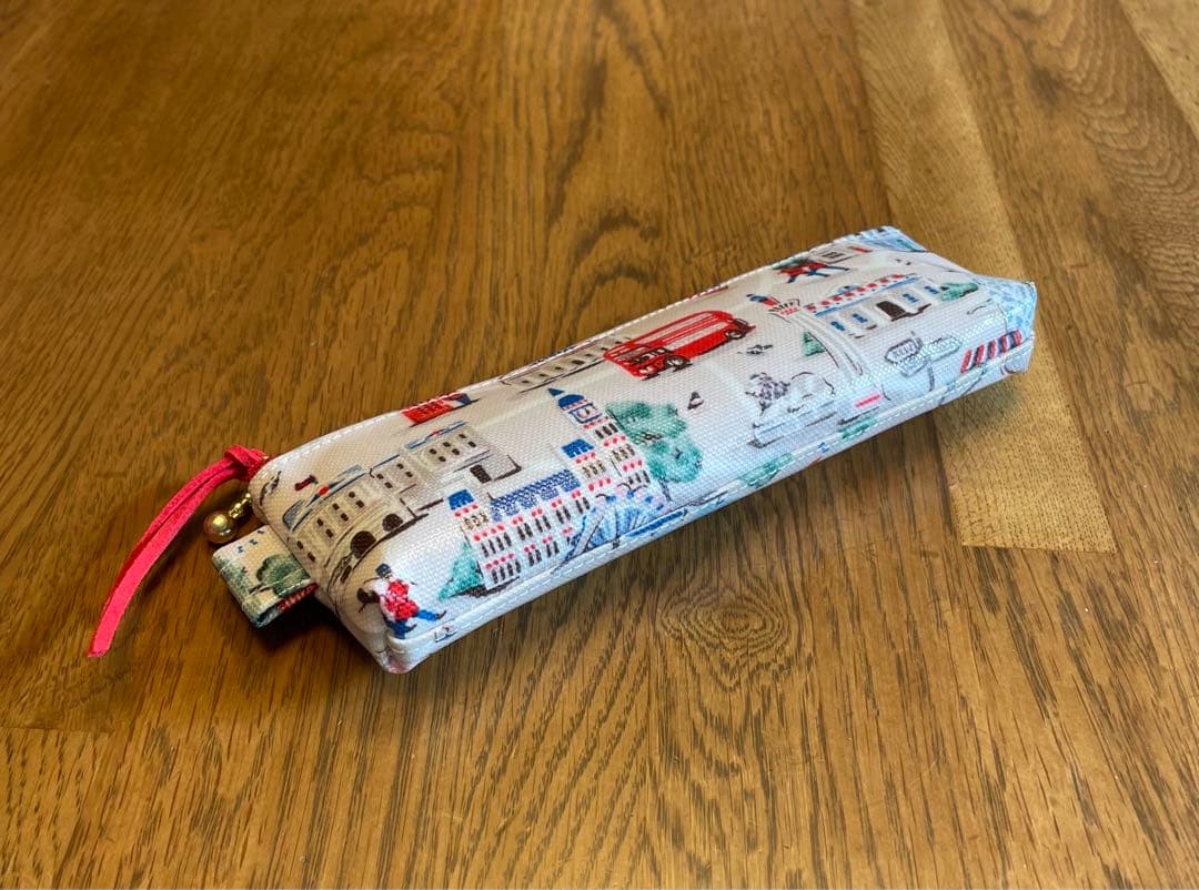ラミネートミニペンポーチ  Cathロンドンマップ❤️Handmade