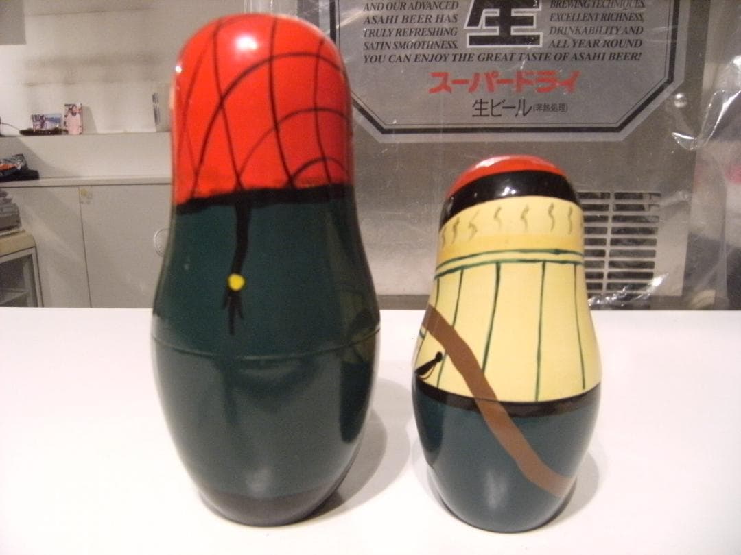 ロシア製品★ハンドメイド パイレーツ バイキング 海賊 マトリョーシカ 人形