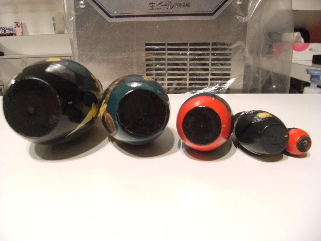 ロシア製品★ハンドメイド パイレーツ バイキング 海賊 マトリョーシカ 人形