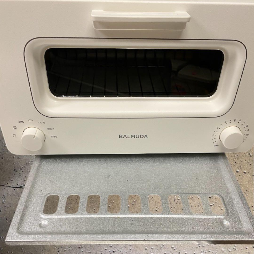 【BALMUDA】 バルミューダスチームトースター ホワイト K01E-WS