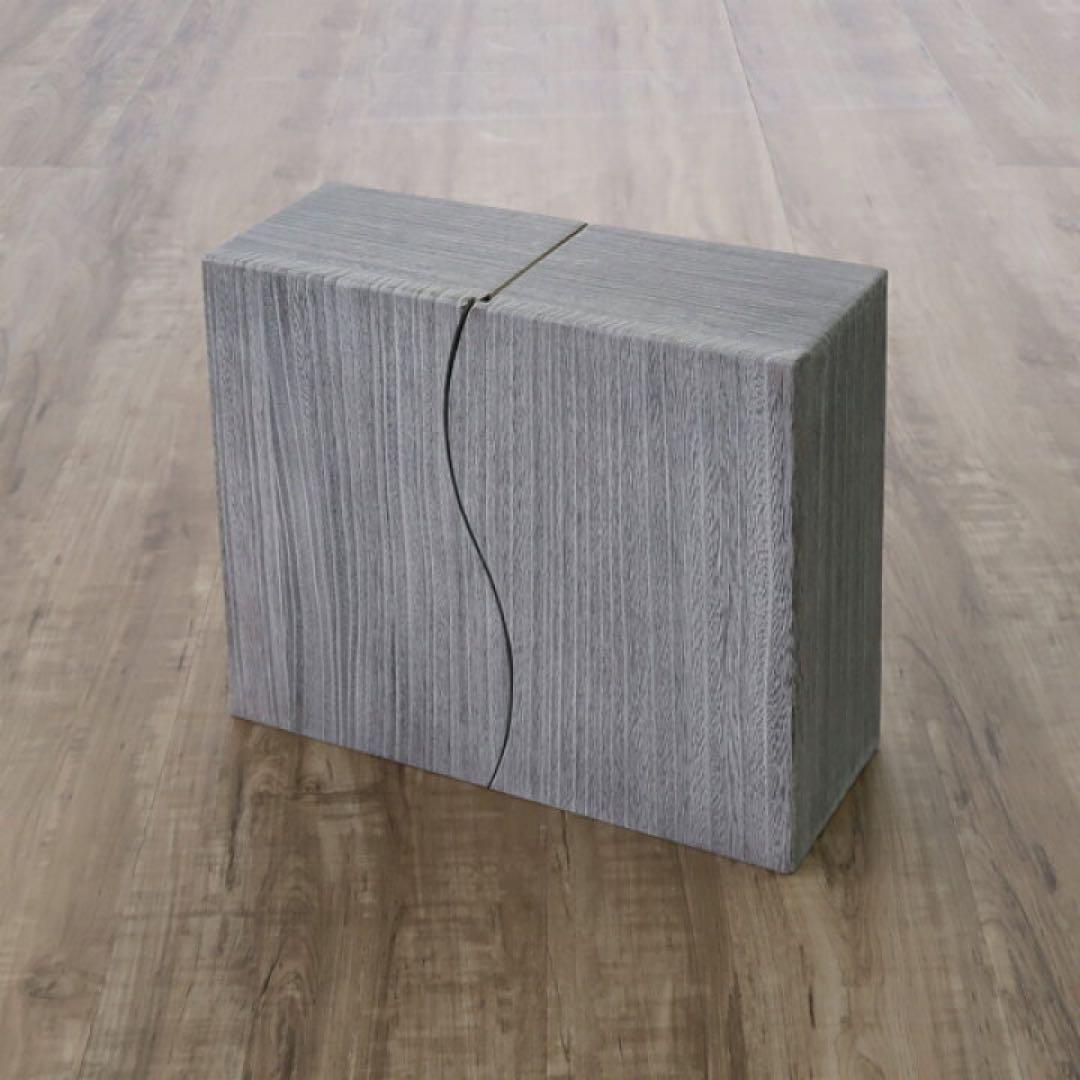 想ひ箱　おもいはこ　焼桐（グレー）　桐箱　小物入れ