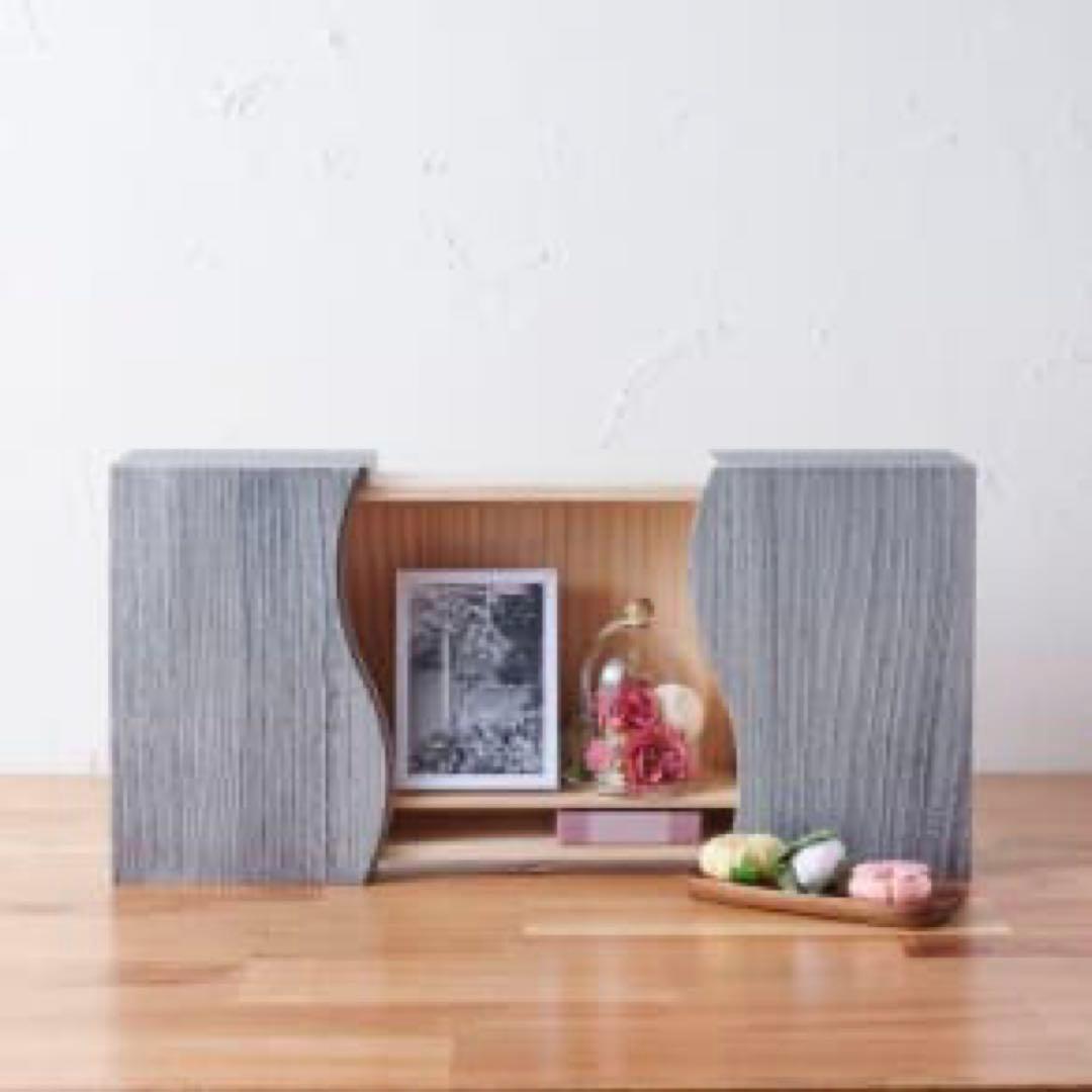 想ひ箱　おもいはこ　焼桐（グレー）　桐箱　小物入れ