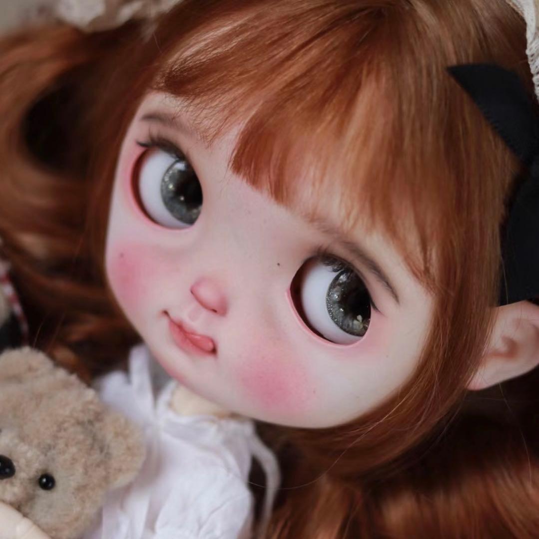 カスタムブライス 海外作家様 恥ずかしがり屋 食いしん坊 ベロ出し フルセット