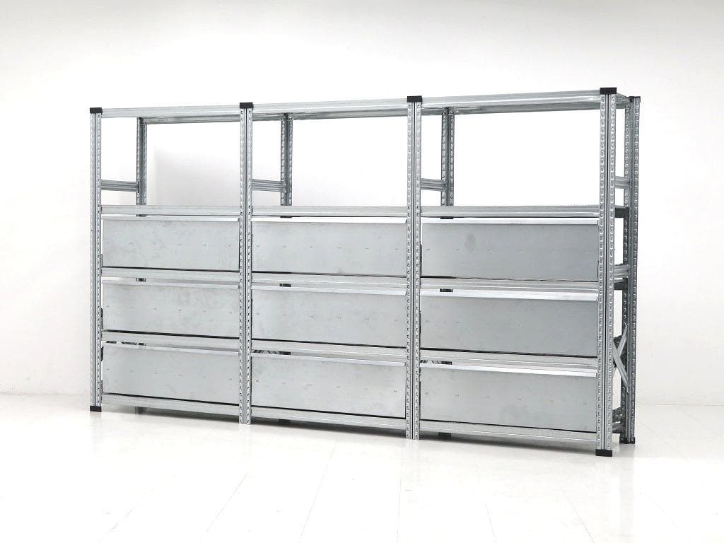 展示品　メタルシステム　3列4段　飾り棚　サイドボード　収納　キャビネット