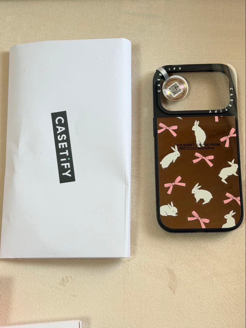 CASETIFY iPhone 17 Pro ケース Rabbit Ribbon
