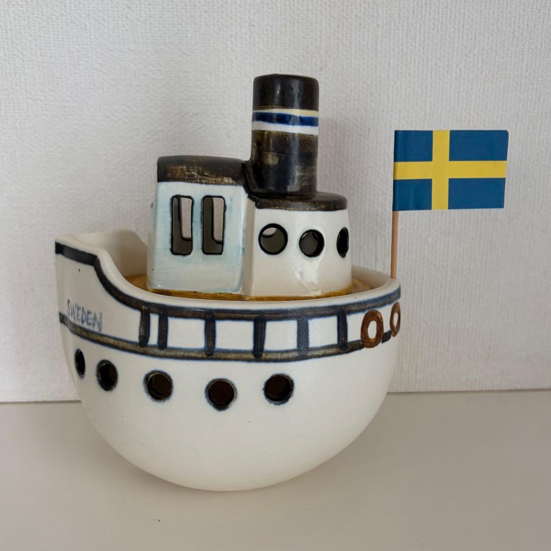 リサ・ラーソン 陶器　GUSTAVSBERG グスタフスベリ ボート