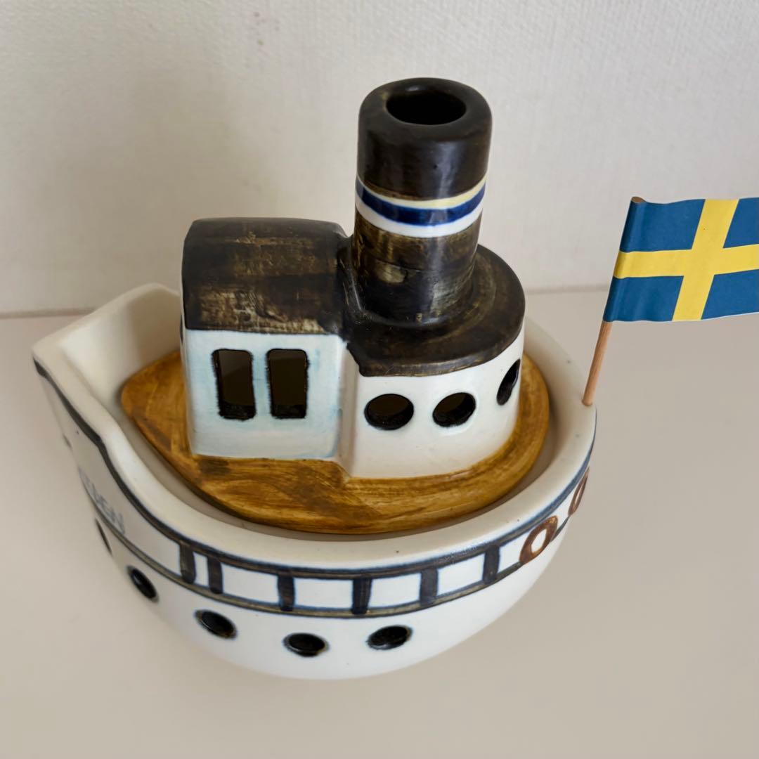 リサ・ラーソン 陶器　GUSTAVSBERG グスタフスベリ ボート