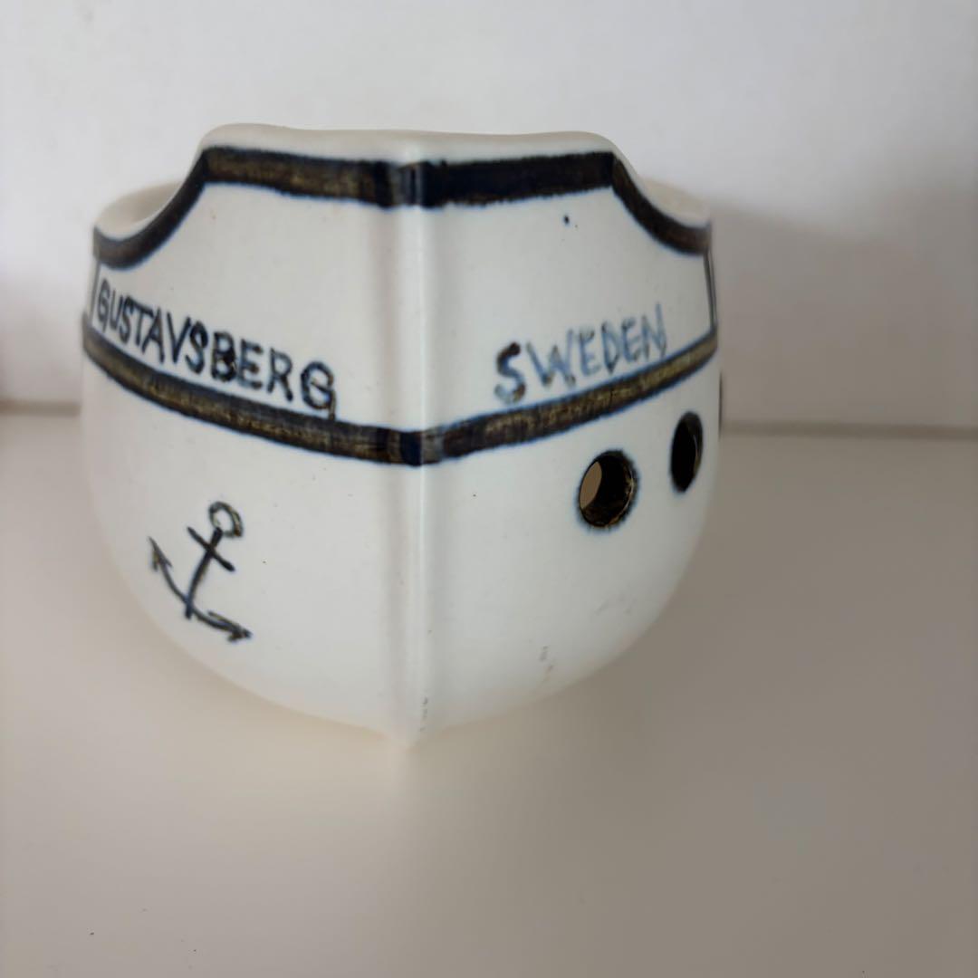 リサ・ラーソン 陶器　GUSTAVSBERG グスタフスベリ ボート