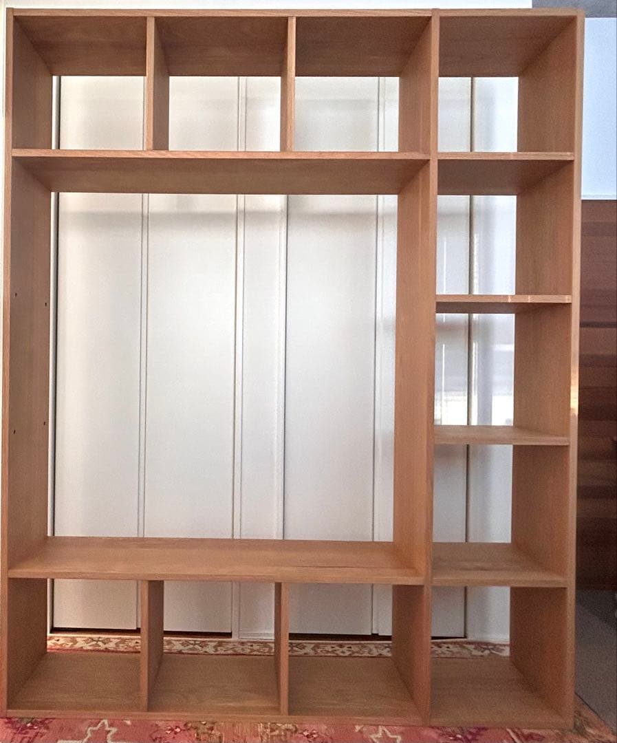 無印良品　スタッキングシェルフ　オーク材　美品　送料込