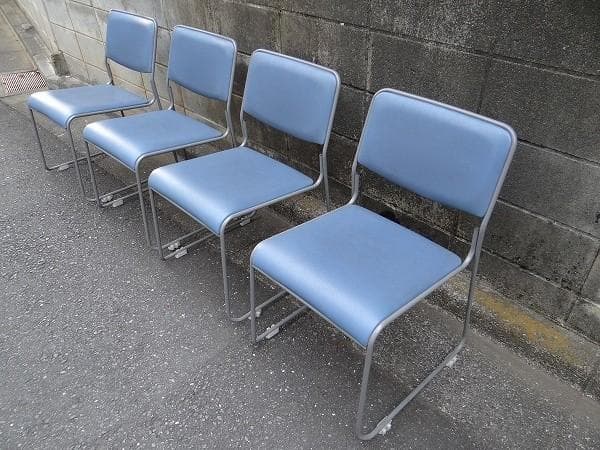 希少 オフィス 会議室 事務 店舗 ディスクチェア JOIFA616 4脚セット