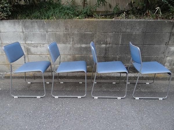 希少 オフィス 会議室 事務 店舗 ディスクチェア JOIFA616 4脚セット