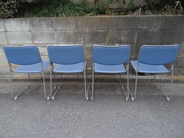 希少 オフィス 会議室 事務 店舗 ディスクチェア JOIFA616 4脚セット