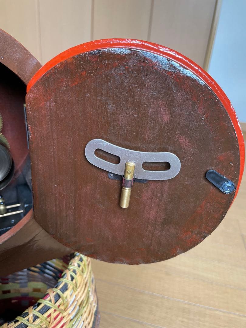 MEIJI 30DAY 日の出型ぜんまい置き時計 昭和レトロ　ヴィンテージ　稼働