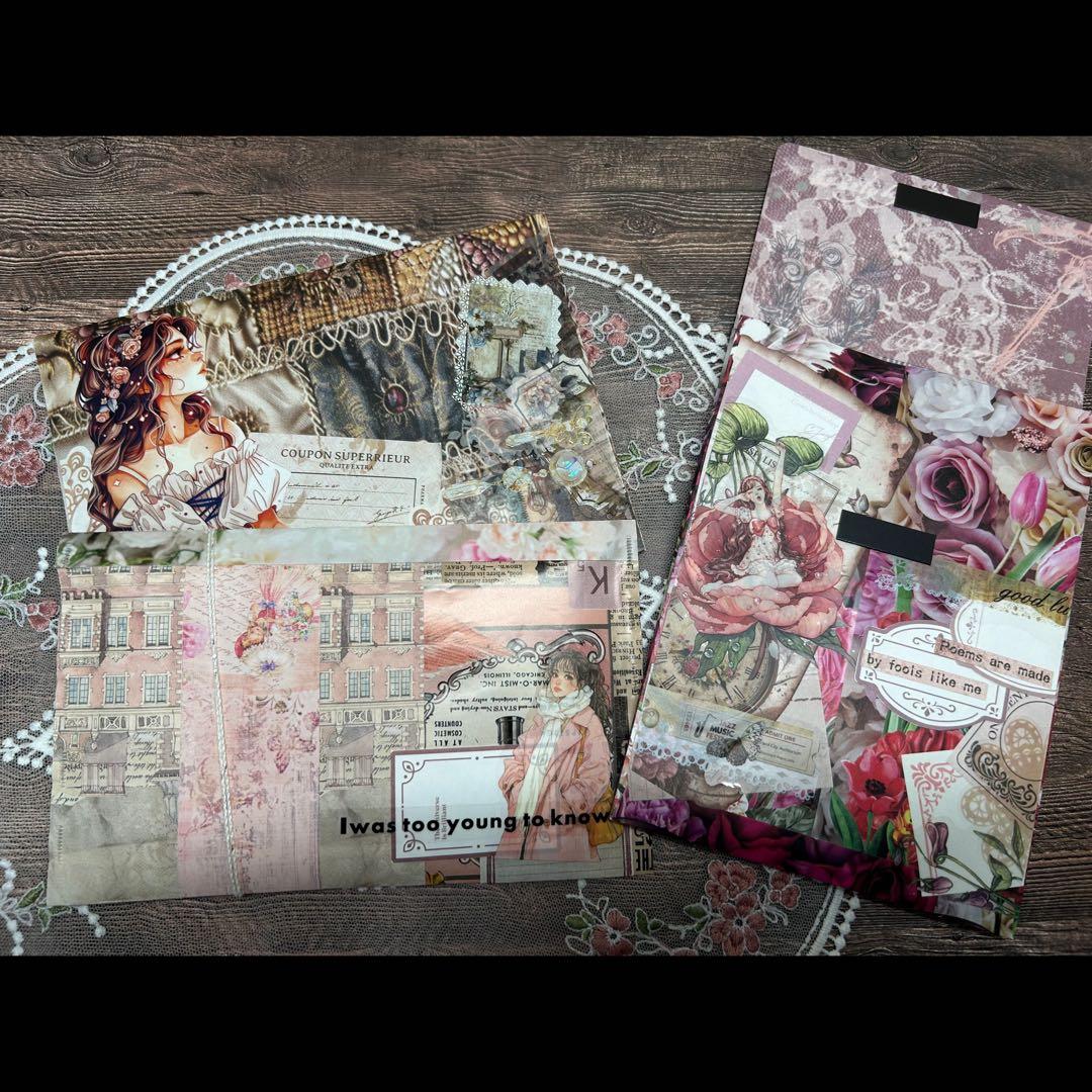 おすそ分けファイル ボリュームセット アンティークバーガンディ