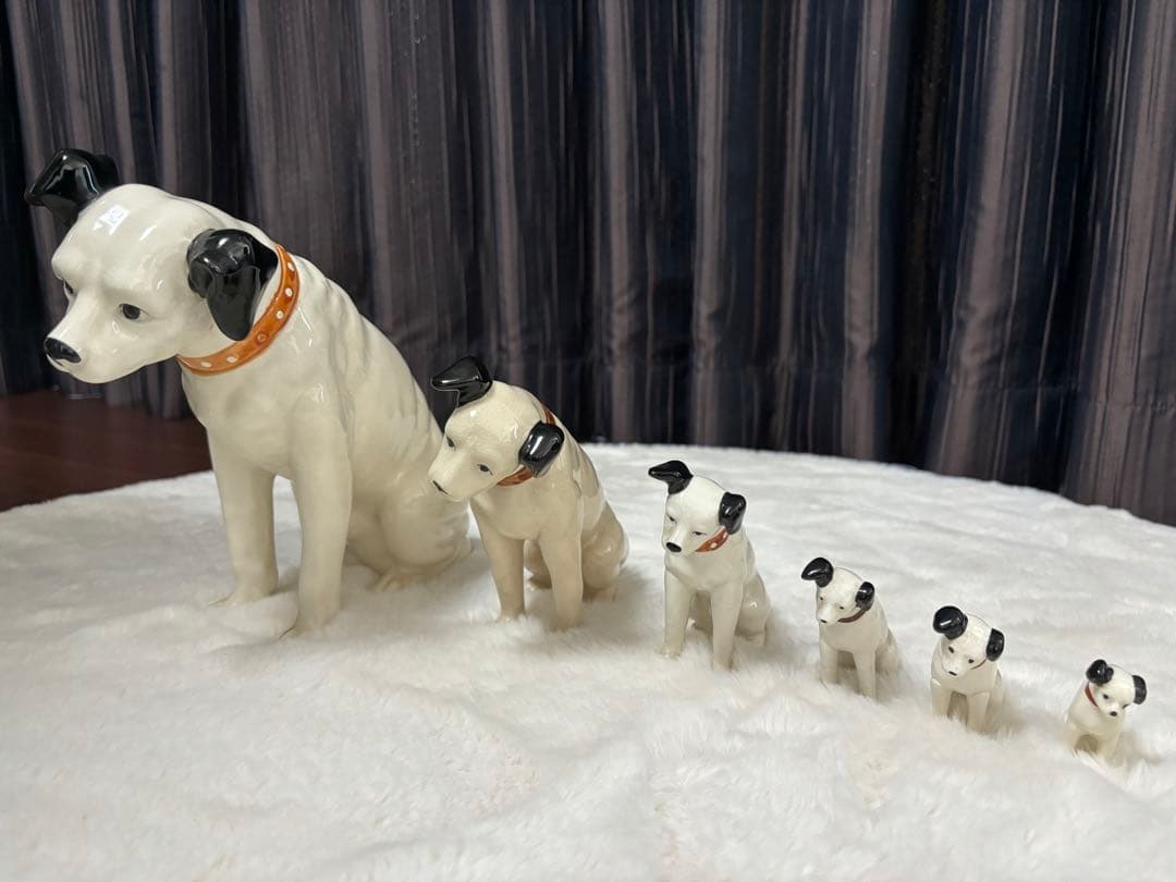 ニッパーくん　ビクター犬　置物　昭和レトロ　まとめ売り