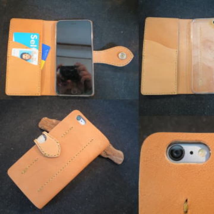 ☆栃木レザー使用　iphoneレザーケース　☆