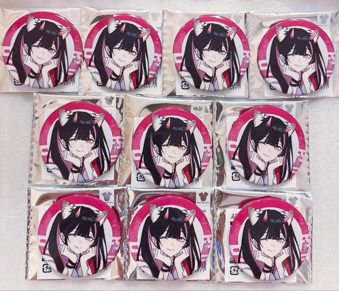 超かぐや姫 駒沢乃依 缶バッジ 超かぐや姫！ 乃依 ブラックオニキス 黒鬼