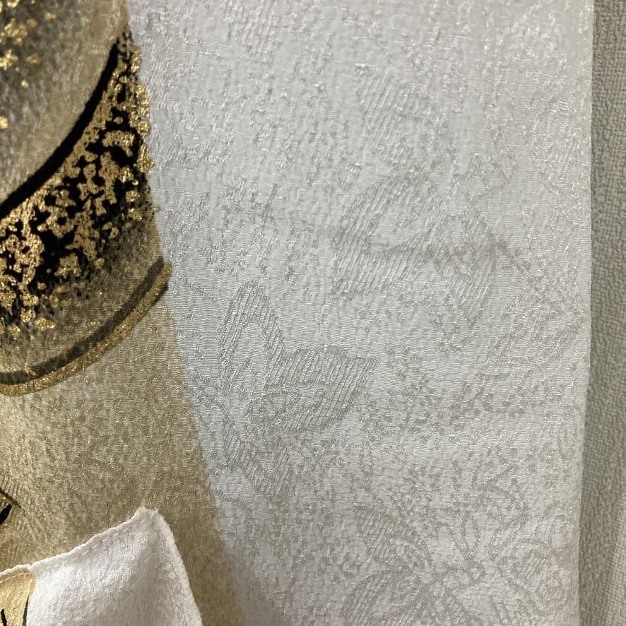 SKO95 ちりめん金彩鯉のぼり2m 黒 ベランダ黒鯉2m　お父さん鯉２m