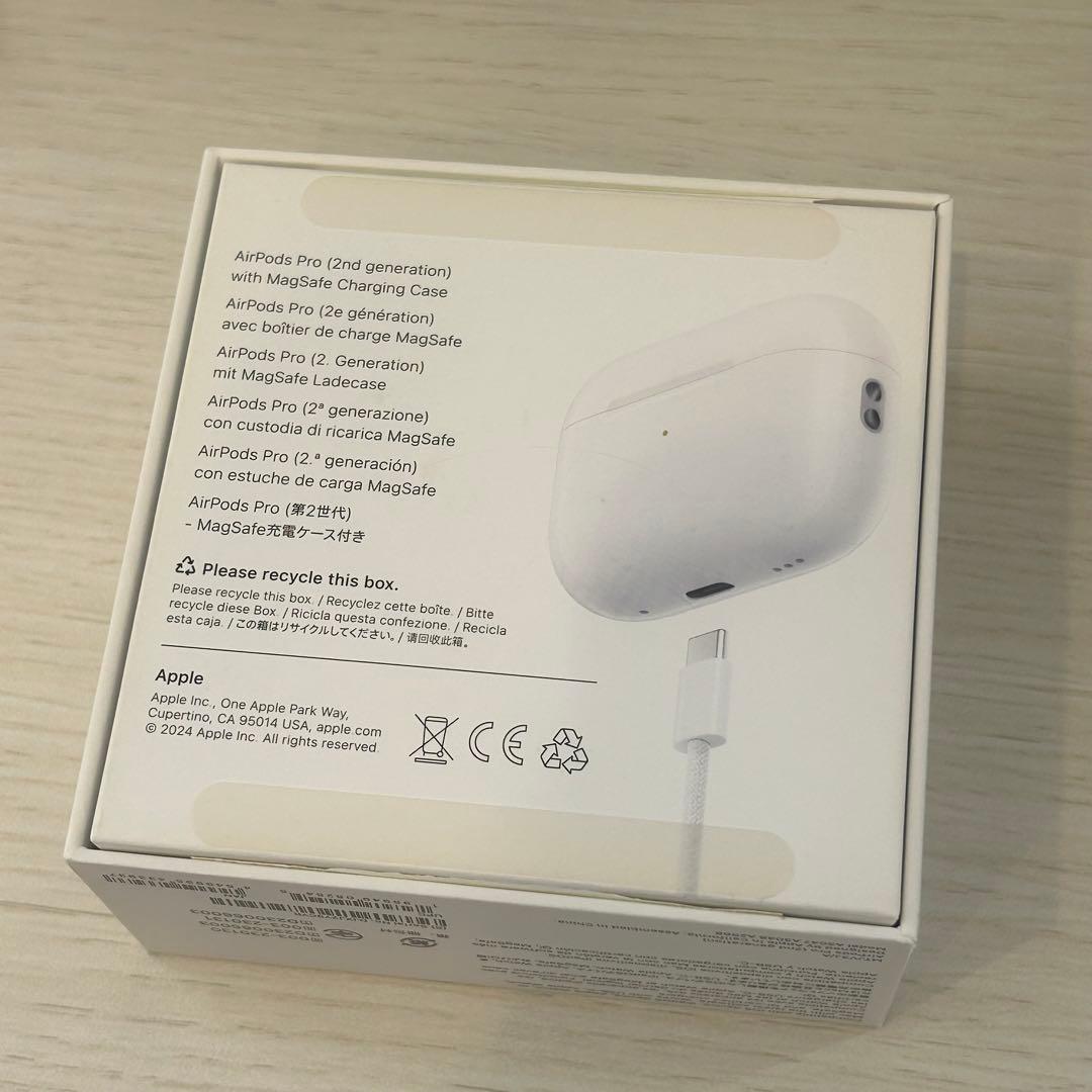 【美品】airpods pro第2世代 （USB-C） MTJV3J ケース付
