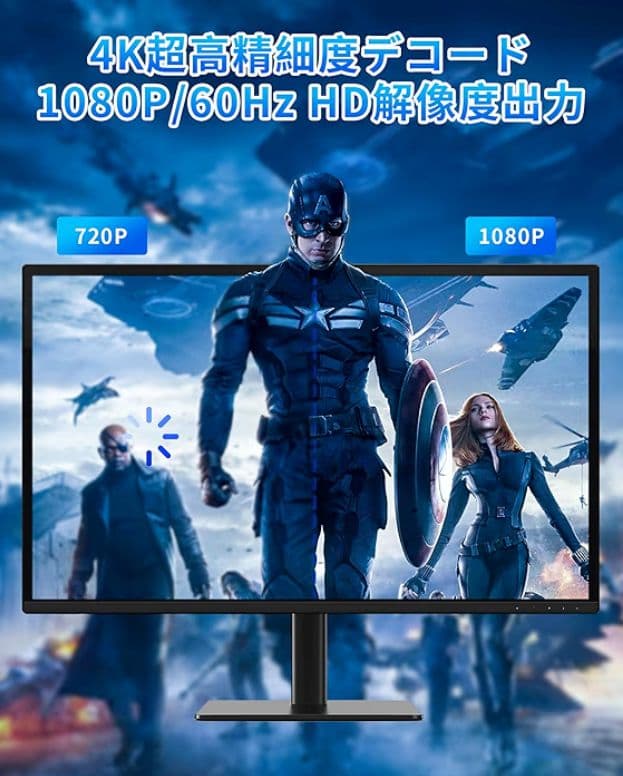 ワイヤレス HDMI変換アダプター TX/RX