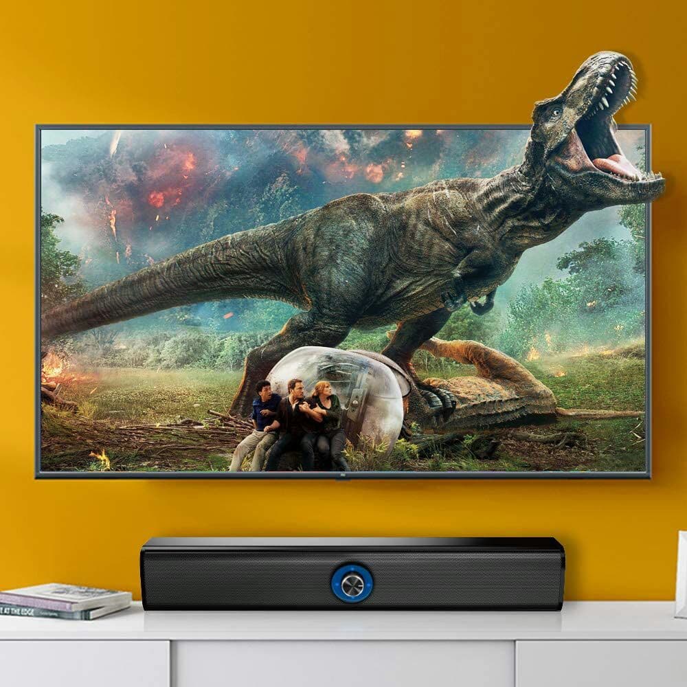 LFS PC スピーカー Bluetooth 20W出力 サウンドバー重低音