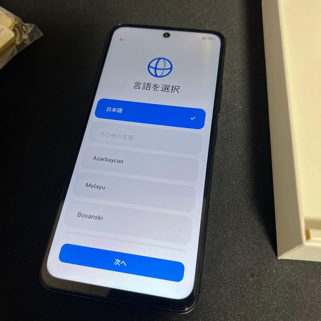 A04☆Redmi12 5G 4GB/128GB SIMフリー　未使用カバー