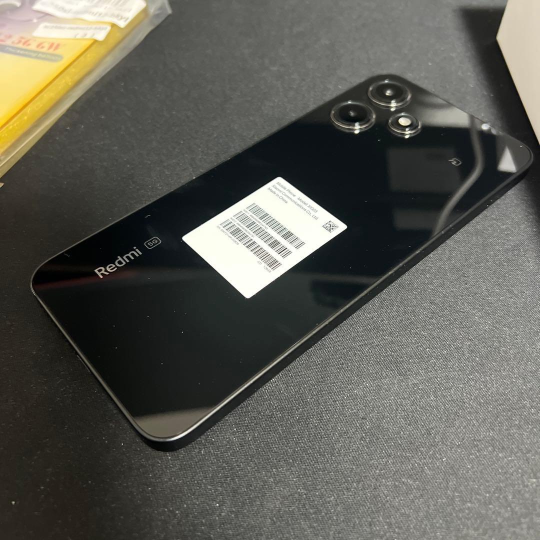 A04☆Redmi12 5G 4GB/128GB SIMフリー　未使用カバー