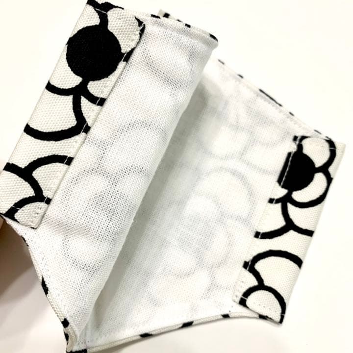 No.224 オーダーマスク　ハンドメイド　カメリア　花柄　ホワイト　おまとめ割