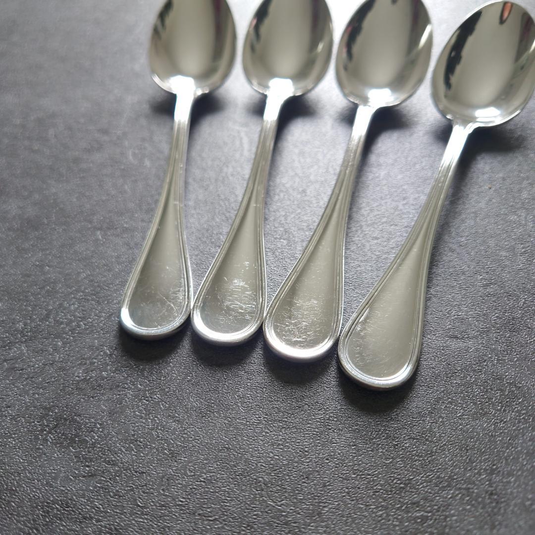 美品 クリストフル アルビ コーヒースプーン 4点