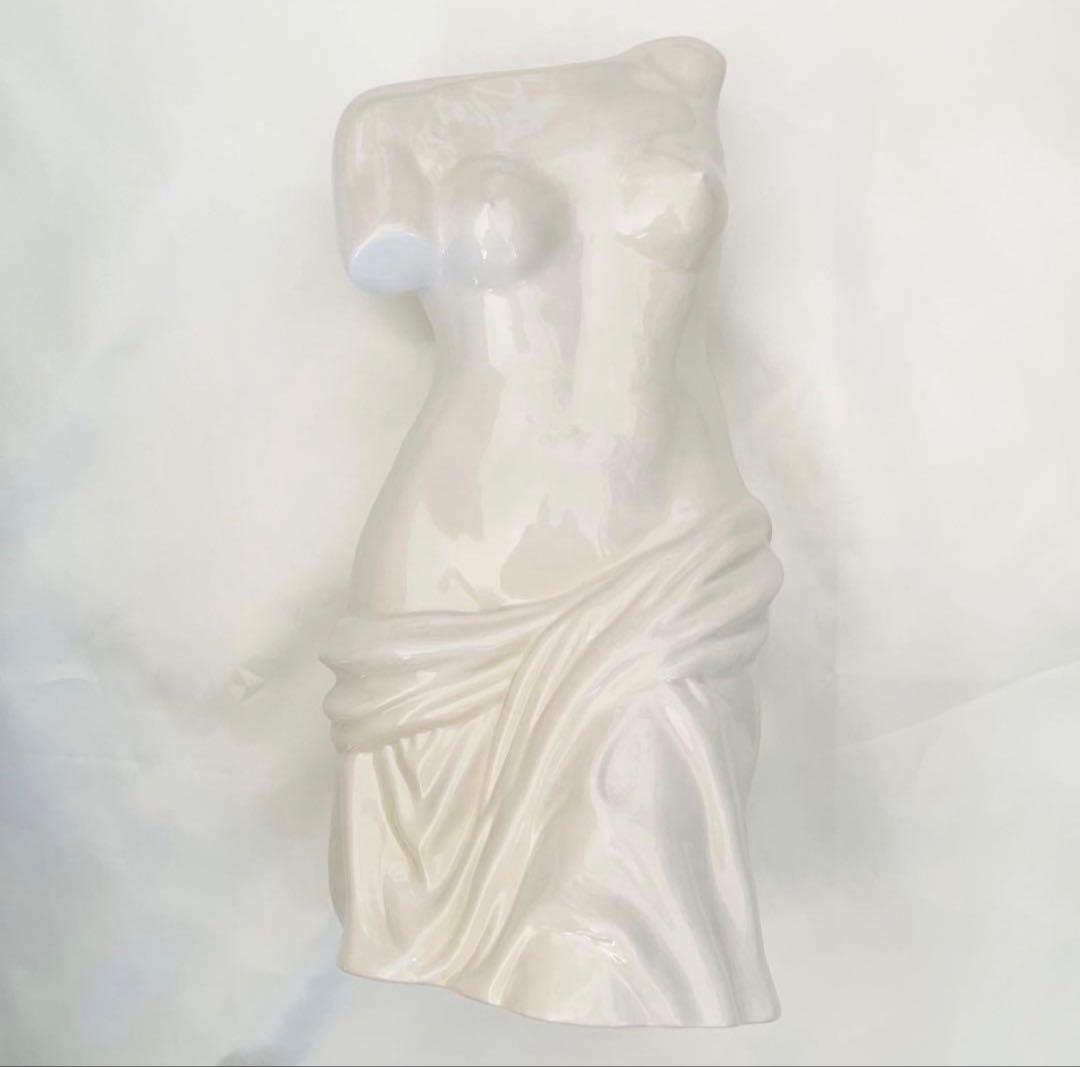 高級　インテリア　陶器 ヴィーナス ヌード　ボディ　裸婦 花瓶　フラワーベース