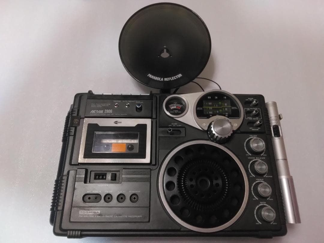 TOSHIBA RT-2800 アクタス・ラジオカセットレコーダー ラジカセ