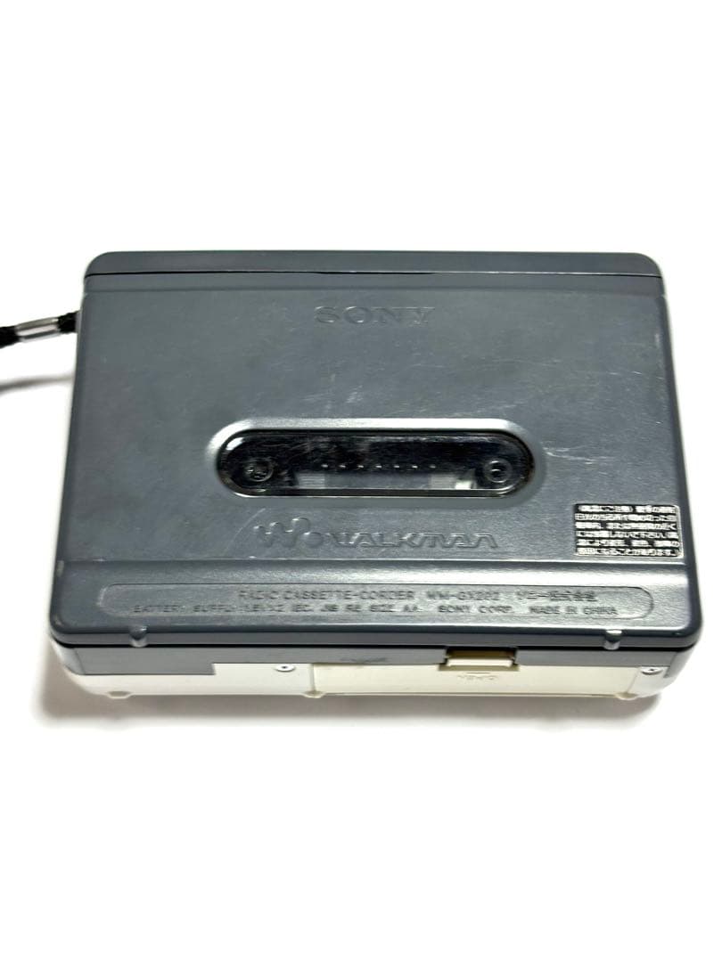 SONY ラジオ録音機能付き カセットウォークマン WM-GX202 整備品　白