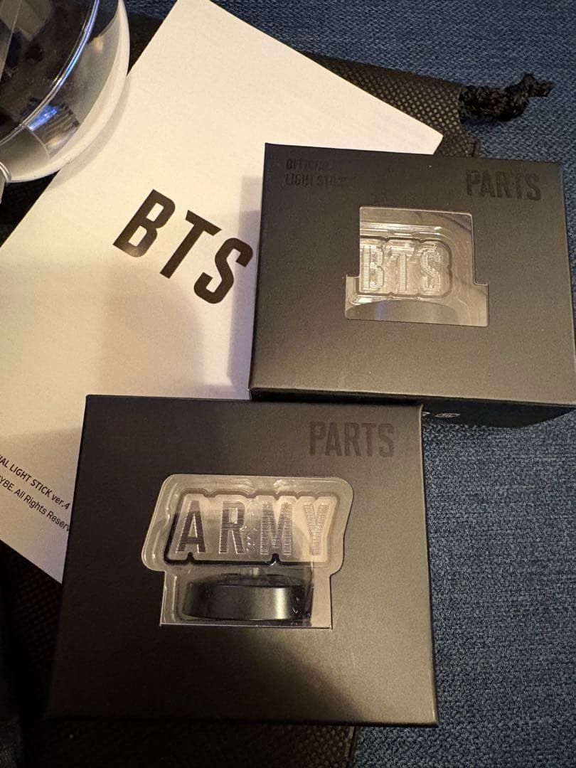 BTSアミボムver.4&デコパーツ2種