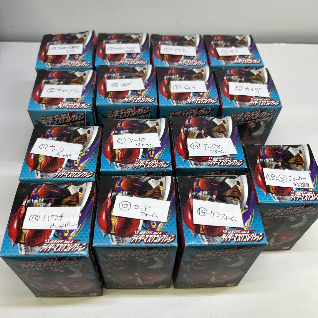 未開封　全15種セット　ライダーマスクコレクションvol.4