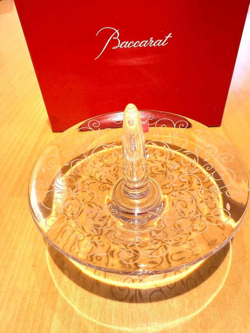 Baccarat ローハン　ジュエリートレイ ヴィンテージ希少美品！