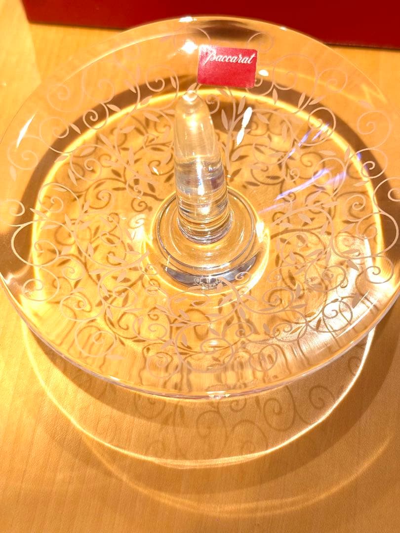 Baccarat ローハン　ジュエリートレイ ヴィンテージ希少美品！