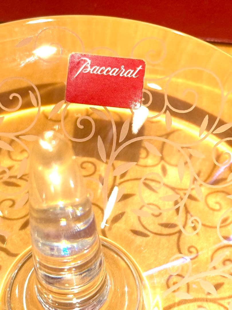 Baccarat ローハン　ジュエリートレイ ヴィンテージ希少美品！