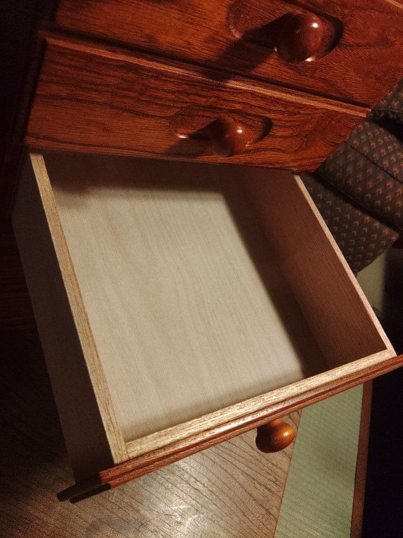 美品　無垢　チェスト　シェルフ　小箪笥　　　 工芸　民芸　天然　木製　古道具