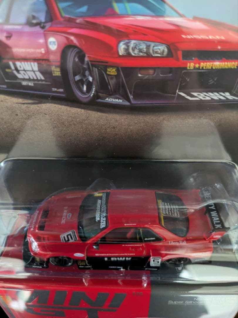 MINI GT No.843 LB-ER34 リバティウォーク スカイライン