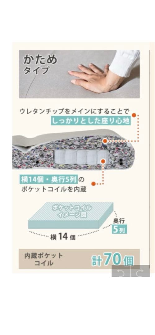 未使用　日本製　カウチソファ2人掛け　合成皮革　グレー　クッション付き