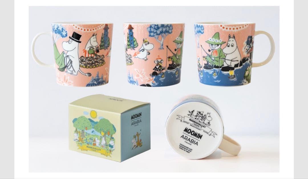 ムーミンバレーパーク限定　アラビア マグカップ 2026 6個セット