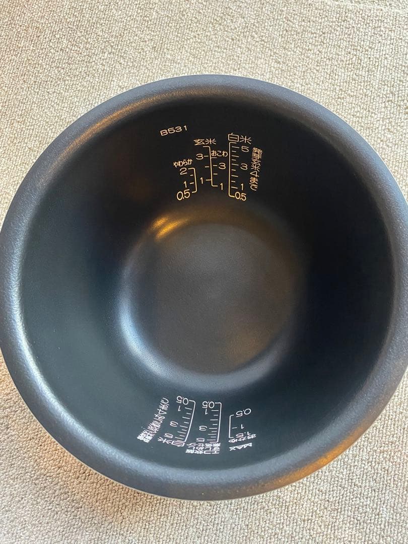 【美品】象印炊飯器 プラチナ厚釜NW-JA10用
