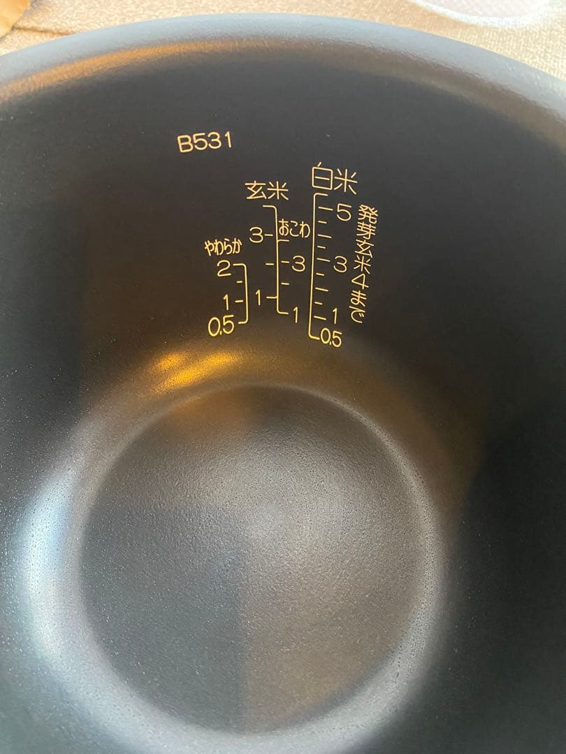 【美品】象印炊飯器 プラチナ厚釜NW-JA10用