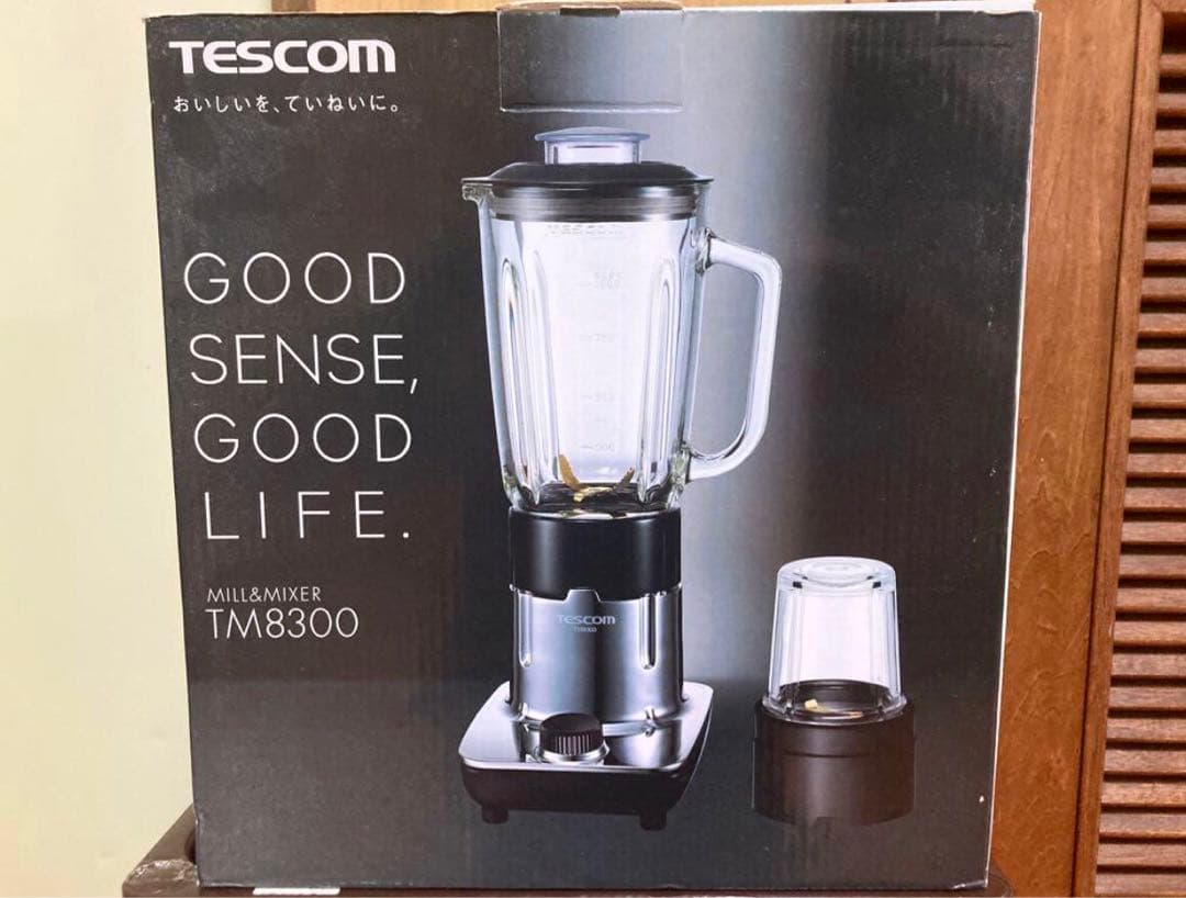新品 TESCOM TM8300 ミキサー ガラス製ジャー付き