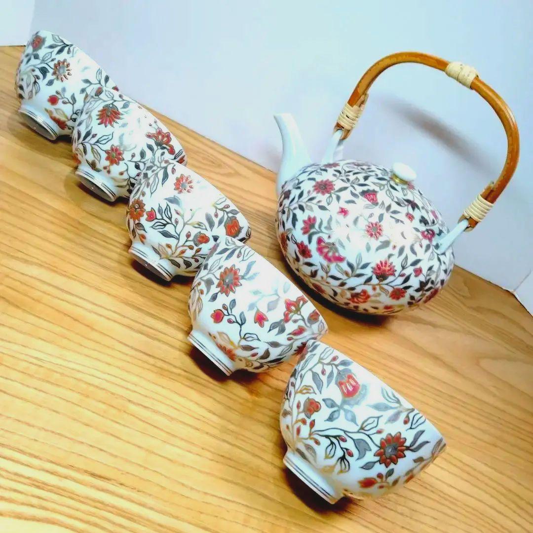 ☆ 平安貴古 清水焼 草花茶器揃